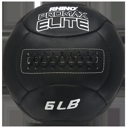 Champion Sports 6 lbs Rhino Promax Elite Medicine Ball, Black CH55917